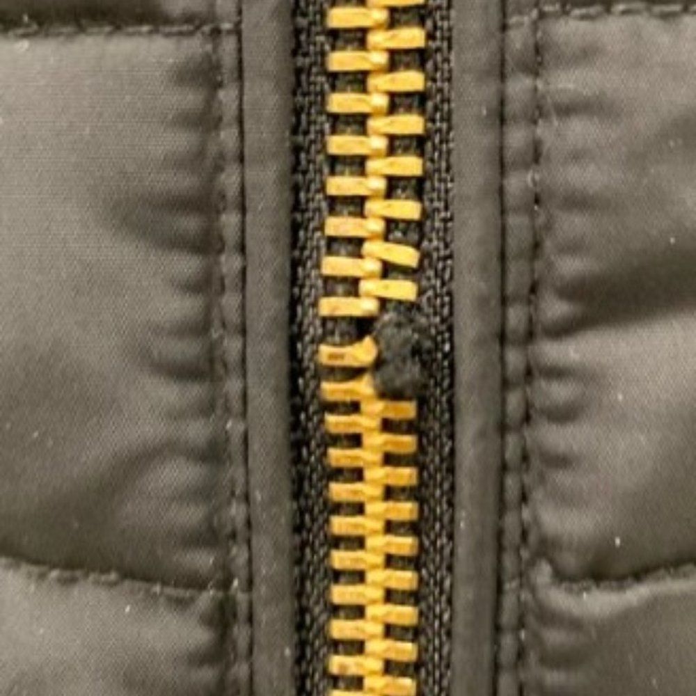 Black Cole Haan Long Hooded Puffer Coat - XS - Picture 5 of 7